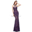 Jewel Neck Sparkly Sequin Evening Prom Vestidos, Noite Party Prom Vestidos, 12104