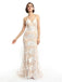 Cintas de espaguete Laço da Sereia Champanhe Barato Longa Noite de Baile, Vestidos de Noite, Vestidos de Festa de Formatura, 12149