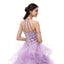 Halter lilas robes de Quinceanera perlées lourdes, robes de bal de soirée, 12101