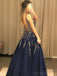 Querida pescoço ouro lantejoulas uma linha barato longo Evening Prom Dresses, Evening Party Prom Dresses, 12350