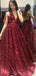 Querida pescoço ouro lantejoulas uma linha barato longo Evening Prom Dresses, Evening Party Prom Dresses, 12350