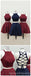 Simple Two Pieces Halter Burgundy Φτηνά Κοντά Φορέματα Homecoming 2018, CM553