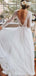 Μακριά Μανίκια Backless Παραλία Μακριά Γαμήλια Φορέματα σε απευθείας Σύνδεση, Φθηνά Νυφικά Φορέματα, WD527
