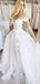 Off Shoulder See Through Lace A-line Φθηνά Νυφικά Online, Φθηνά Νυφικά, WD535