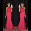 Halter Blush Pink Mermaid Evening Prom Dresses, 2018 Long Party Robes de bal, 17063