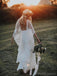 Sexy Backless Lace Mermaid Side Slit Sexy Wedding Dresses Online, Cheap Lace Bridal Dresses, WD472