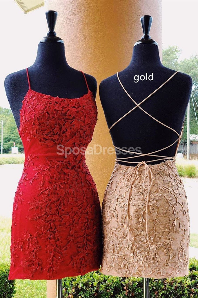 Sexy Backless Pink Lace Γοργόνα Φτηνές Homecoming Φορέματα Online, Φθηνά Κοντά Φορέματα Prom, CM801