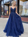 Querida pescoço ouro lantejoulas uma linha barato longo Evening Prom Dresses, Evening Party Prom Dresses, 12350