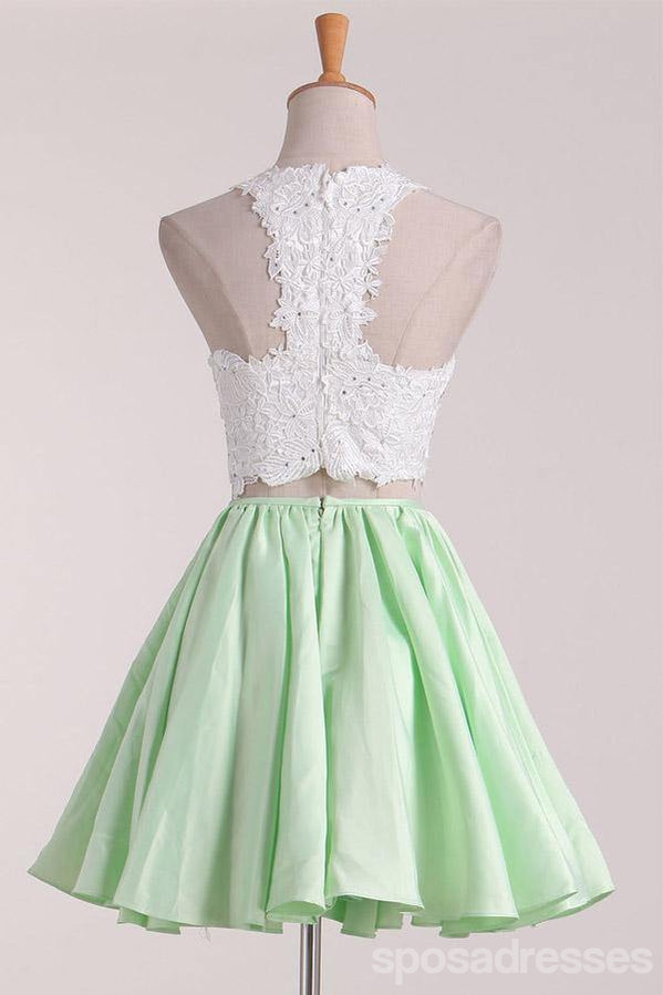 V Neck Dusty Pink Tulle Beaded Κοντά Homecoming Φορέματα Online, Φθηνά Κοντά Φορέματα Prom, CM845