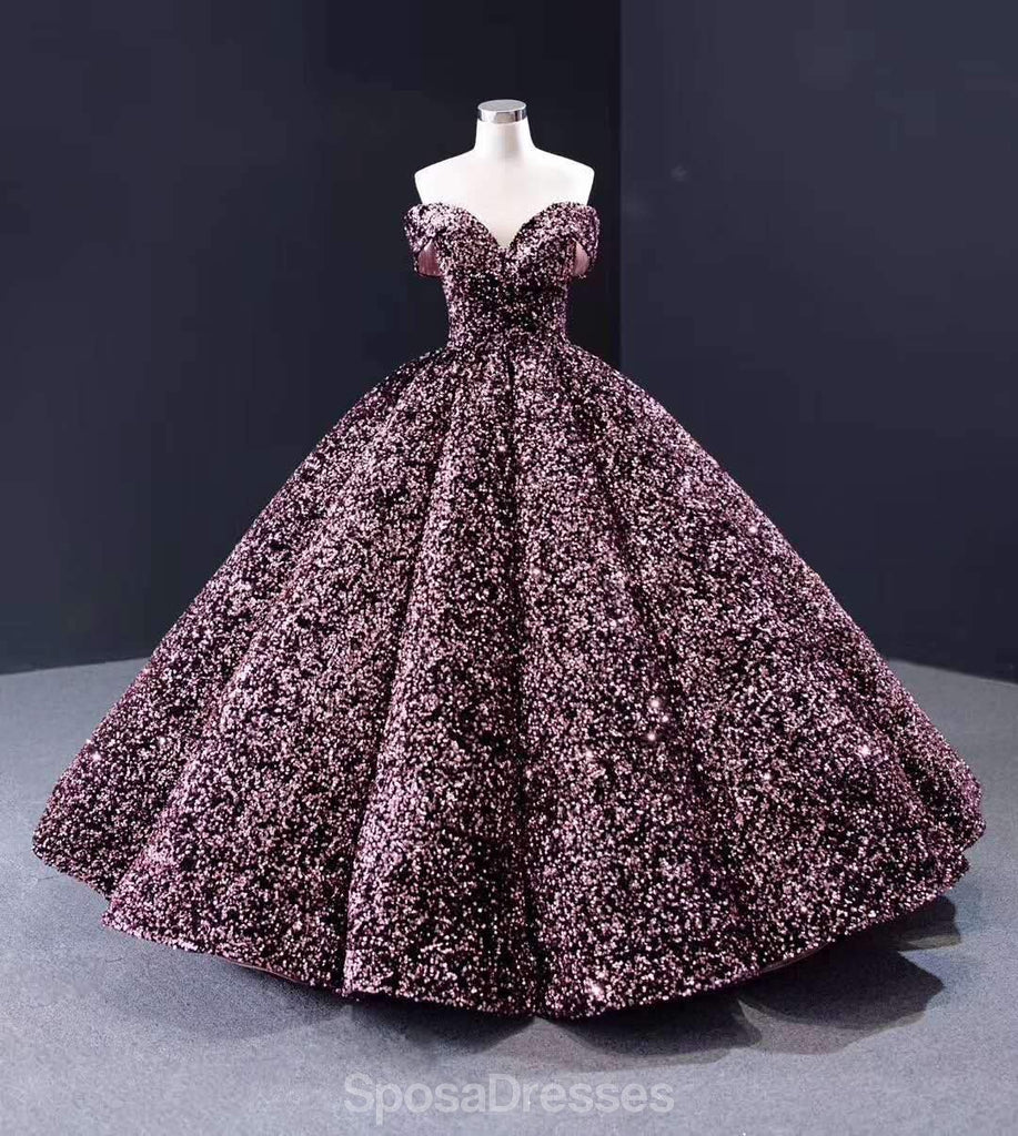 Jóia vermelha escura fora do ombro vestido de baile longos vestidos de baile, vestidos de festa à noite, 12213