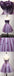 Roxo Strapless Lace Homecoming vestidos de baile, baratos Homecoming vestidos, CM214