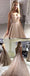 V Neck Sparkly Sequin A-line Μακρά βραδινά φορέματα με τσέπες, φθηνά φορέματα Prom Custom Party, 18606