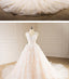 Elegante Decote sem alças Lace Cauda Longa Vestidos de Noiva sob medida Vestidos de Casamento, Vestidos de Casamento Baratos, WD218