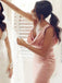 Σέξι Pink Mermaid Side Slit Long Bridessaid Dresses Online, WG301