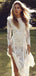 Long Sleeves Lace Mermaid Long Γαμήλια Φορέματα Online, Φθηνά Νυφικά Φορέματα, WD532