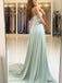 2018 Querida Verde Chiffon Lace Chão Comprimento Personalizado Longa Noite Vestidos de Baile, 17367