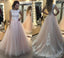 Renda Tulle rosa pálido uma linha de Vestidos De Baile de finalistas, 16 Vestidos De Baile de finalistas doces, vestidos longos personalizados, Vestidos Formais baratos de Baile de finalistas, 17137