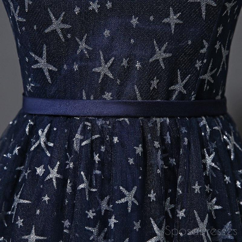 Scoop Navy Star Sequin Φτηνές Μακρύ Βραδινό Χορός Χορός, Φτηνές Προσαρμοσμένα Γλυκά 16 Φορέματα, 18536
