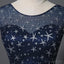 Scoop Navy Star Sequin Φτηνές Μακρύ Βραδινό Χορός Χορός, Φτηνές Προσαρμοσμένα Γλυκά 16 Φορέματα, 18536