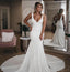 Απλό Backless Sexy Φτηνές Γοργόνα Γοργόνα Φορέματα Online, Φθηνά Νυφικά Φορέματα, WD481