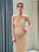 Scoop Heavily Beaded Rhinestone Beaded Mermaid Evening Prom Dresses, Evening Party Prom Dresses, 12043