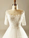 Manches longues Empire Dentelle Perlée Robes de Mariée, des Robes de Mariage, Mariage pas Cher Robes de Mariée, WD225