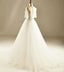 Manches longues Empire Dentelle Perlée Robes de Mariée, des Robes de Mariage, Mariage pas Cher Robes de Mariée, WD225