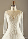 Manches longues taille empire dentelle robes de mariée en perles, robes de mariée sur mesure, robes de mariée de mariage pas cher, WD226