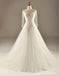 Manches longues taille empire dentelle robes de mariée en perles, robes de mariée sur mesure, robes de mariée de mariage pas cher, WD226