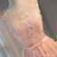 Peach Lace Short Peach Cute Homecoming Prom Dresses, Affordable Short Party Prom Dresses, Perfect Homecoming Dresses, CM302