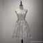Laço Cinza Veja Através de Dresses de Promoções de Receitantes de Receitantes, Desprezos de Promoções de Curta Parte de Corset Acessíveis, Dresses de Remoto Perfeito, CM236