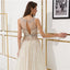 Open Back Cowl Rhinestone Beaded Evening Prom Dresses, Evening Party Prom Dresses, 12088