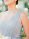 Convertible Soft Tulle Sage Green Long Φορέματα παράνυμφων Online, WG607