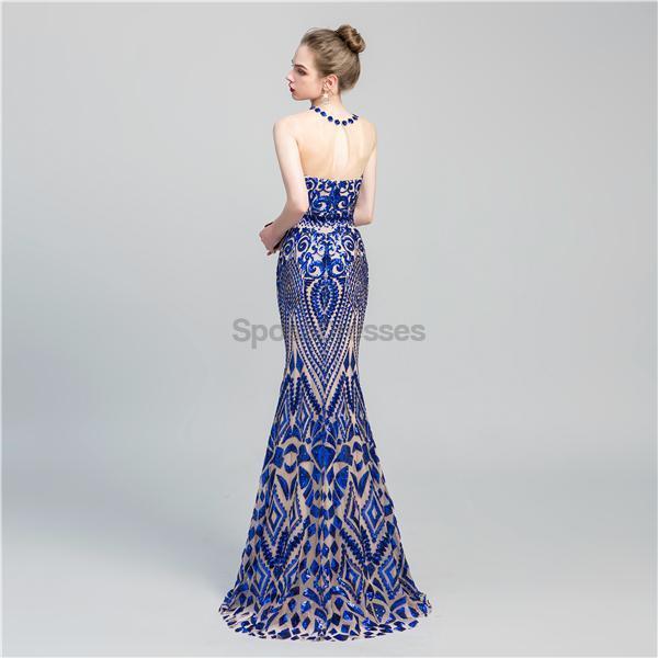 Jewel Sparkly Sequin Σέξι Γοργόνα Βραδινά Φορέματα Prom, Βραδινά Φορέματα Prom, 12066