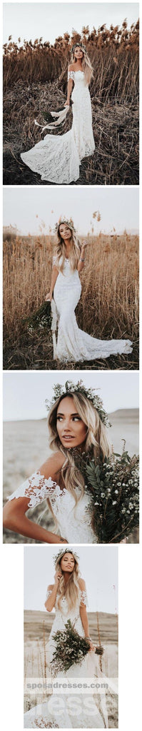 Αγαπημένη Lace Mermaid Γάμο Φορέματα Σε Απευθείας Σύνδεση, Φθηνά Δαντέλα Νυφικά Φορέματα, WD460