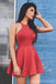 Sexy Backless Halter Cheap Short Homecoming Dresses Online, CM642