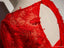 Modesto de Manga Longa Vermelha de Laço Bonito Baile Vestidos de Baile, Acessível, de Festa Curto Vestidos de Baile, Regresso a casa Perfeita Vestidos, CM310