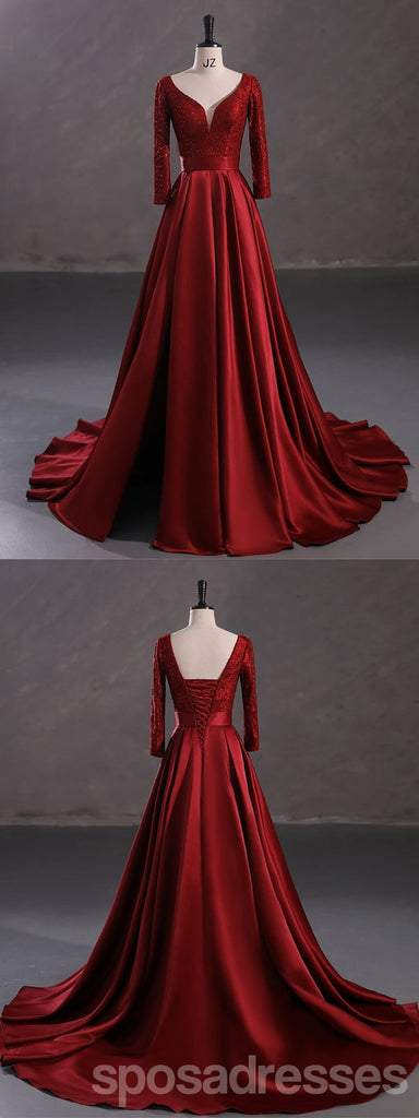 Querida pescoço ouro lantejoulas uma linha barato longo Evening Prom Dresses, Evening Party Prom Dresses, 12350