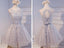 Parte de Trás aberta Decote Colher Gary Laço Ver Através de Baile Vestidos de Baile, Acessível, de Festa Curto Vestidos de Baile, Regresso a casa Perfeita Vestidos, CM272