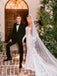 Off Shoulder Long Sleeves Mermaid Sweetheart Lace Wedding Dresses,WD738