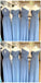 Παραπλανητικό Chiffon Blue Φτηνές Μακρά Απλή Bridesmaid Φορέματα Σε Απευθείας Σύνδεση, Φθηνά Φορέματα Παράνυμφων, WG725