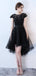 Robes de bal en dentelle noire à manches longues et à bas prix