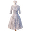 Manga longa vestidos de baile para os estudantes de regresso para casa de decote de pá de cadarço cinzas, vestidos de baile para os estudantes partidários curtos disponíveis, vestidos de regresso para casa perfeitos, CM273