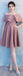 Dusty Pink Short Misapparié Simple Cheap Bridesmaid Dresses Online, WG510