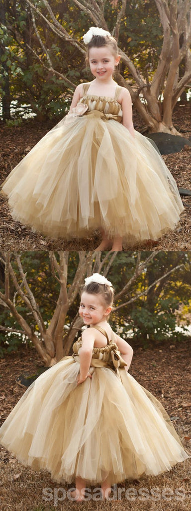 Robes Tutu Pixie Tulle marron, Robes de demoiselle d'honneur populaires, Robes personnalisées gratuites, FG021