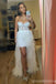 Querida pescoço ouro lantejoulas uma linha barato longo Evening Prom Dresses, Evening Party Prom Dresses, 12350