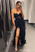 Querida pescoço ouro lantejoulas uma linha barato longo Evening Prom Dresses, Evening Party Prom Dresses, 12350