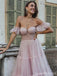 Querida pescoço ouro lantejoulas uma linha barato longo Evening Prom Dresses, Evening Party Prom Dresses, 12350