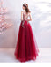 Querida pescoço ouro lantejoulas uma linha barato longo Evening Prom Dresses, Evening Party Prom Dresses, 12350