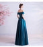 Querida pescoço ouro lantejoulas uma linha barato longo Evening Prom Dresses, Evening Party Prom Dresses, 12350